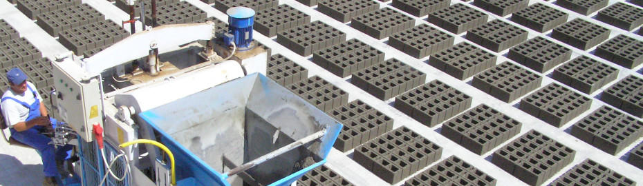 Cement Bricks Production Plant